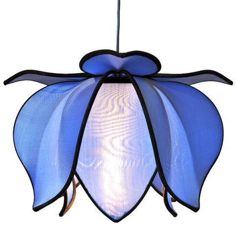 Hanging Baby Blooming Lotus Lamp 10" - Sky