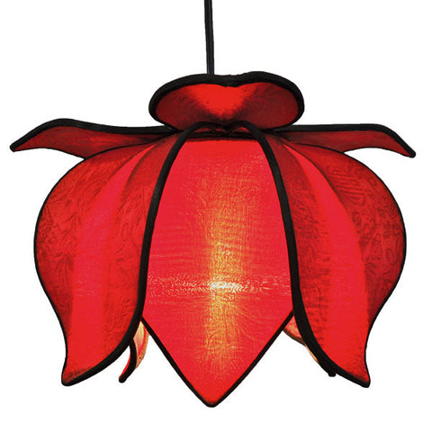 Hanging Baby Blooming Lotus Lamp 10" - Solar
