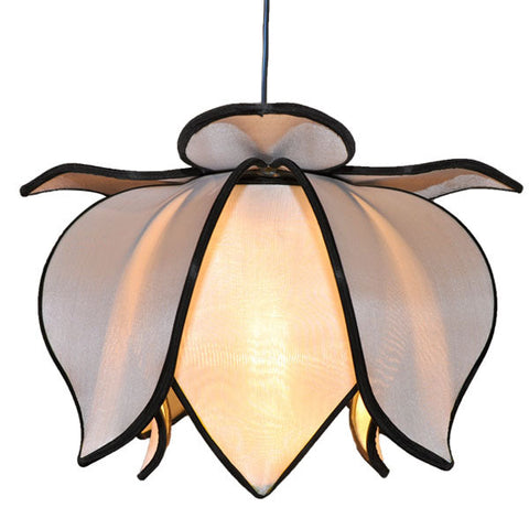 Hanging Baby Blooming Lotus Lamp 10" - White