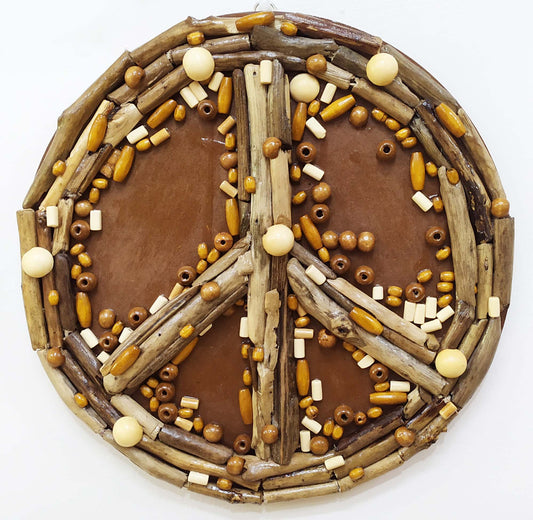 Driftwood Round Peace