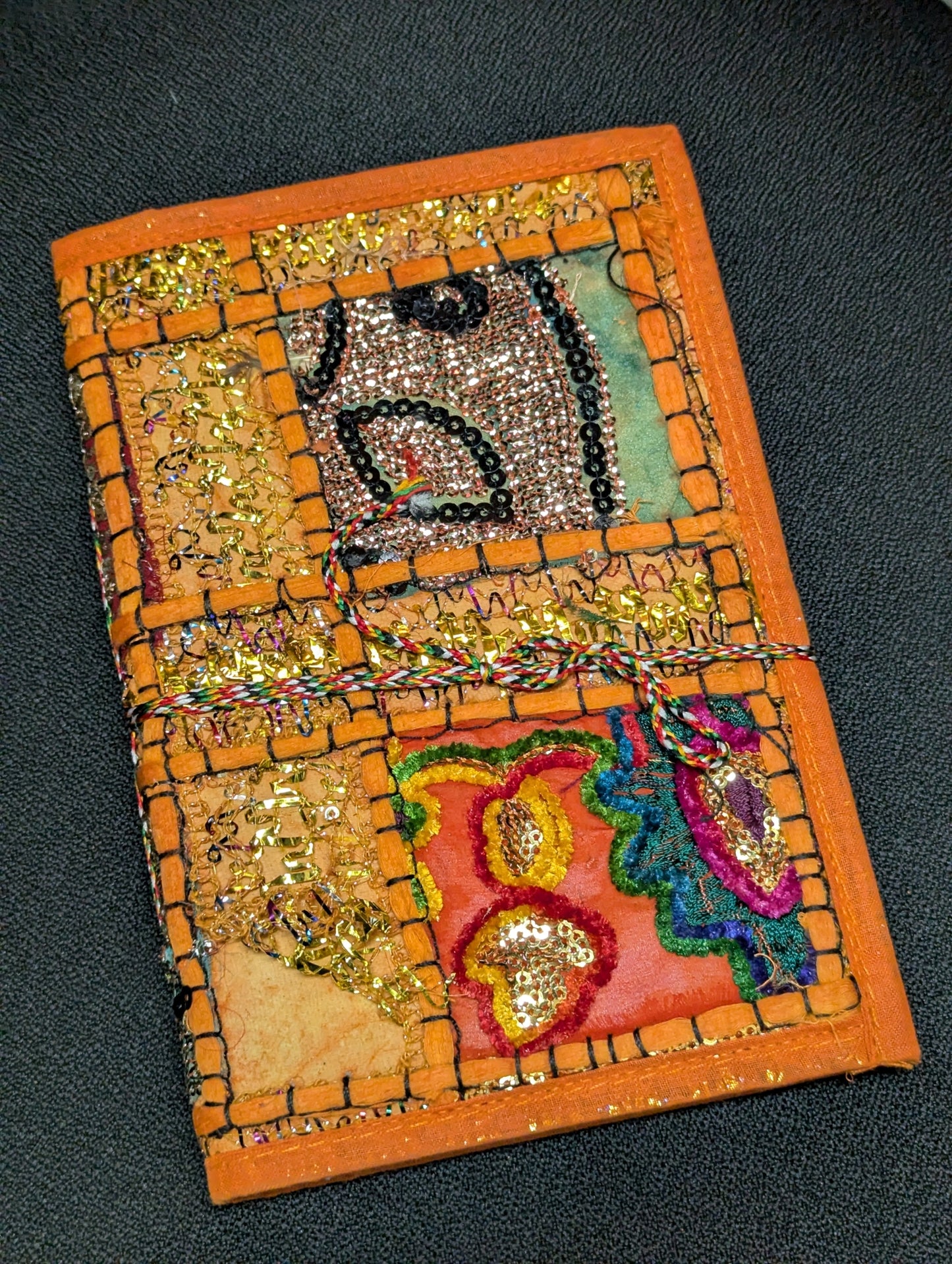 Rajastahni Patchwork Journal - Orange