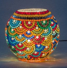 Glass Mosaic LampVase - Garden