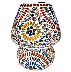 Glass Mosaic Lamp Small - Daisy