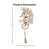 Seahorse - Raffia and Capiz Wall Decor