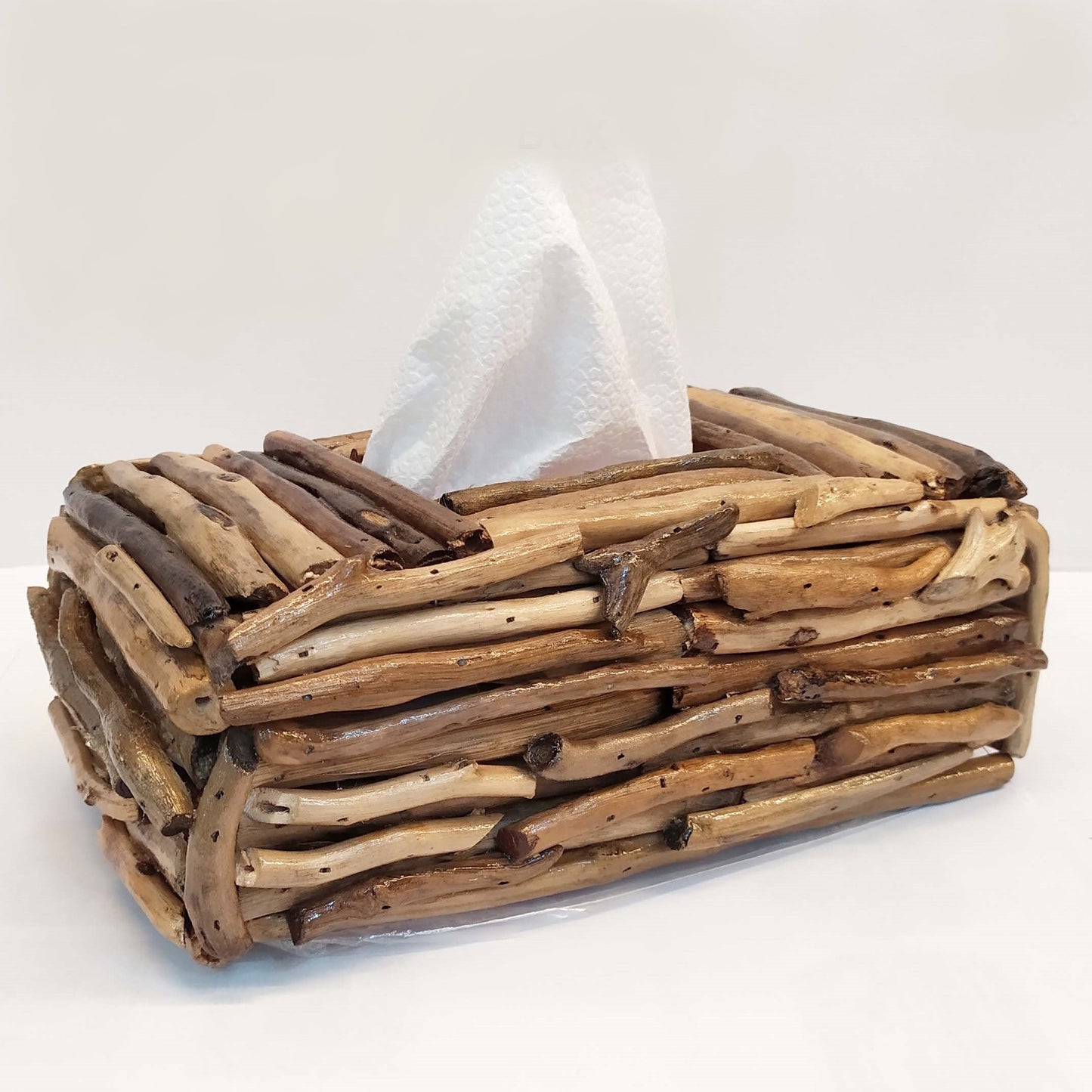 Driftwood Tissue Box