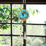 Turtle - Rattan Ring Capiz Chimes