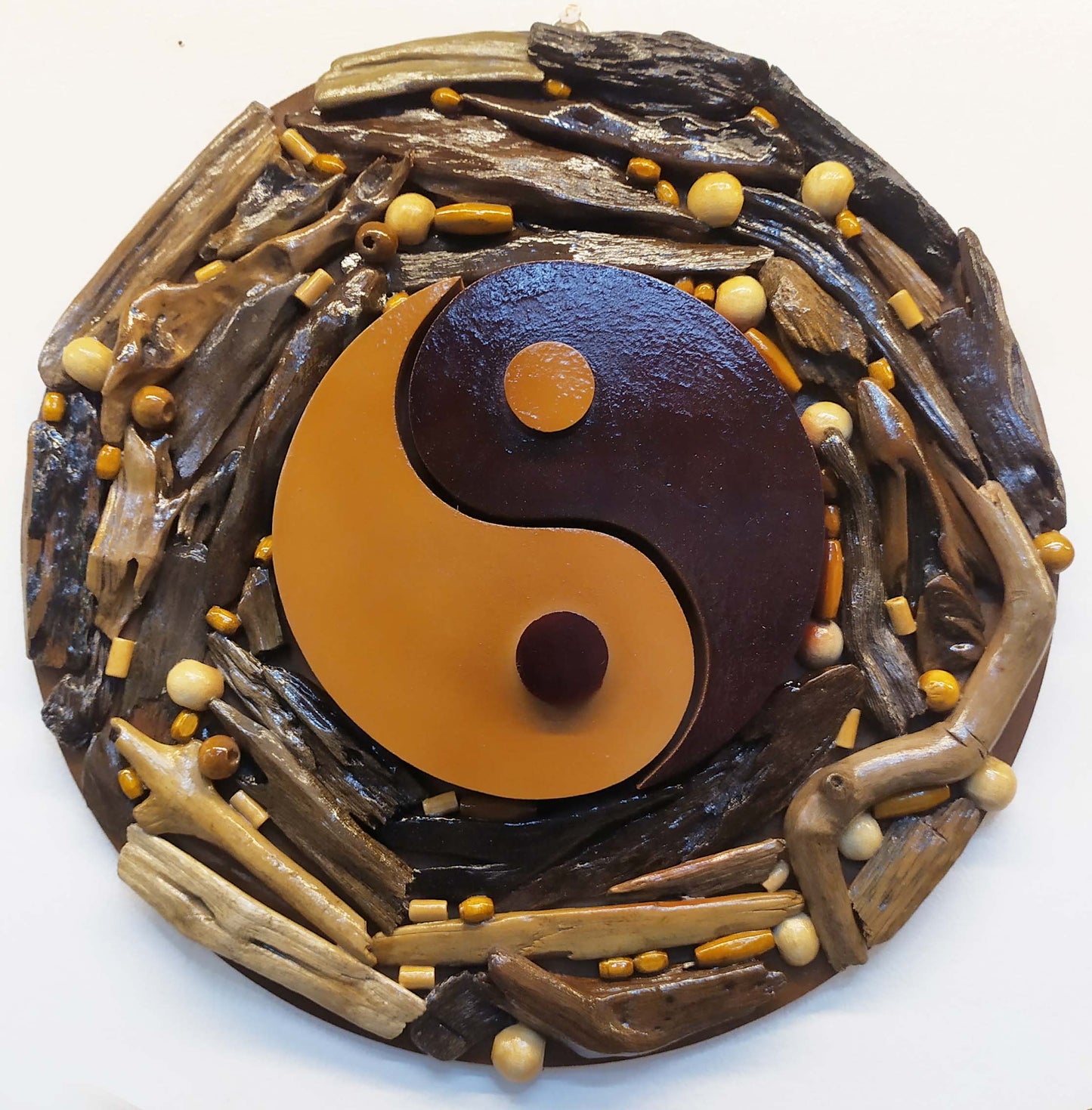 Driftwood Round Peace