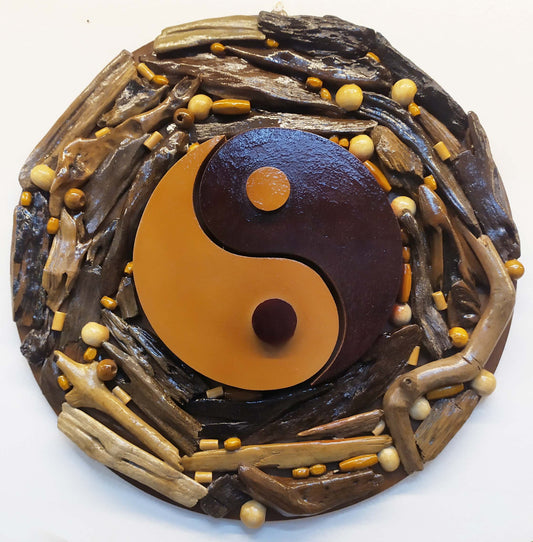 Driftwood Round Peace