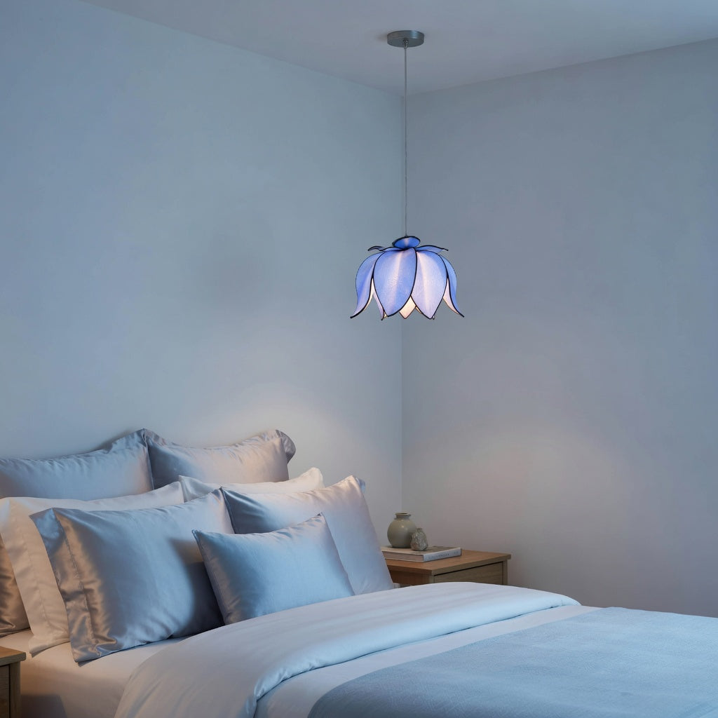Hanging Blooming Lotus Lamp - Sky