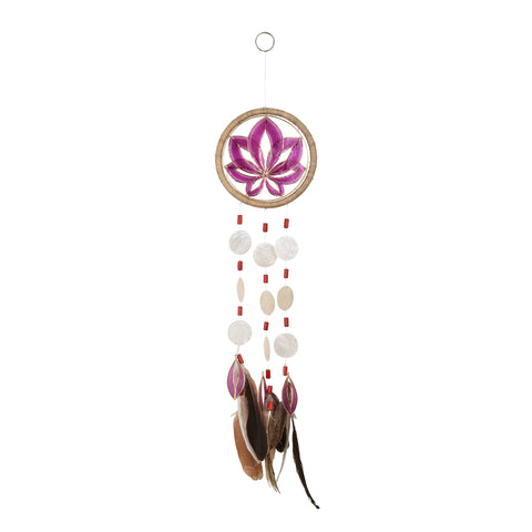 Capiz Dreamcatcher Chime - Lotus