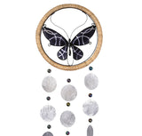 Capiz Dreamcatcher Chime - Butterfly