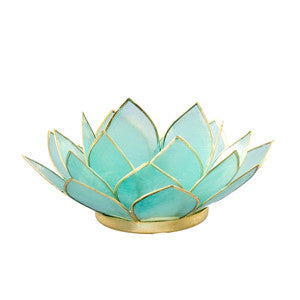 Gemstone Lotus  -  Aquamarine