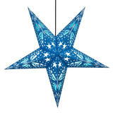 Om Paper Star Lantern - Blue Flutter