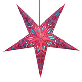 Om Paper Star Lantern - Fuschia Dreams