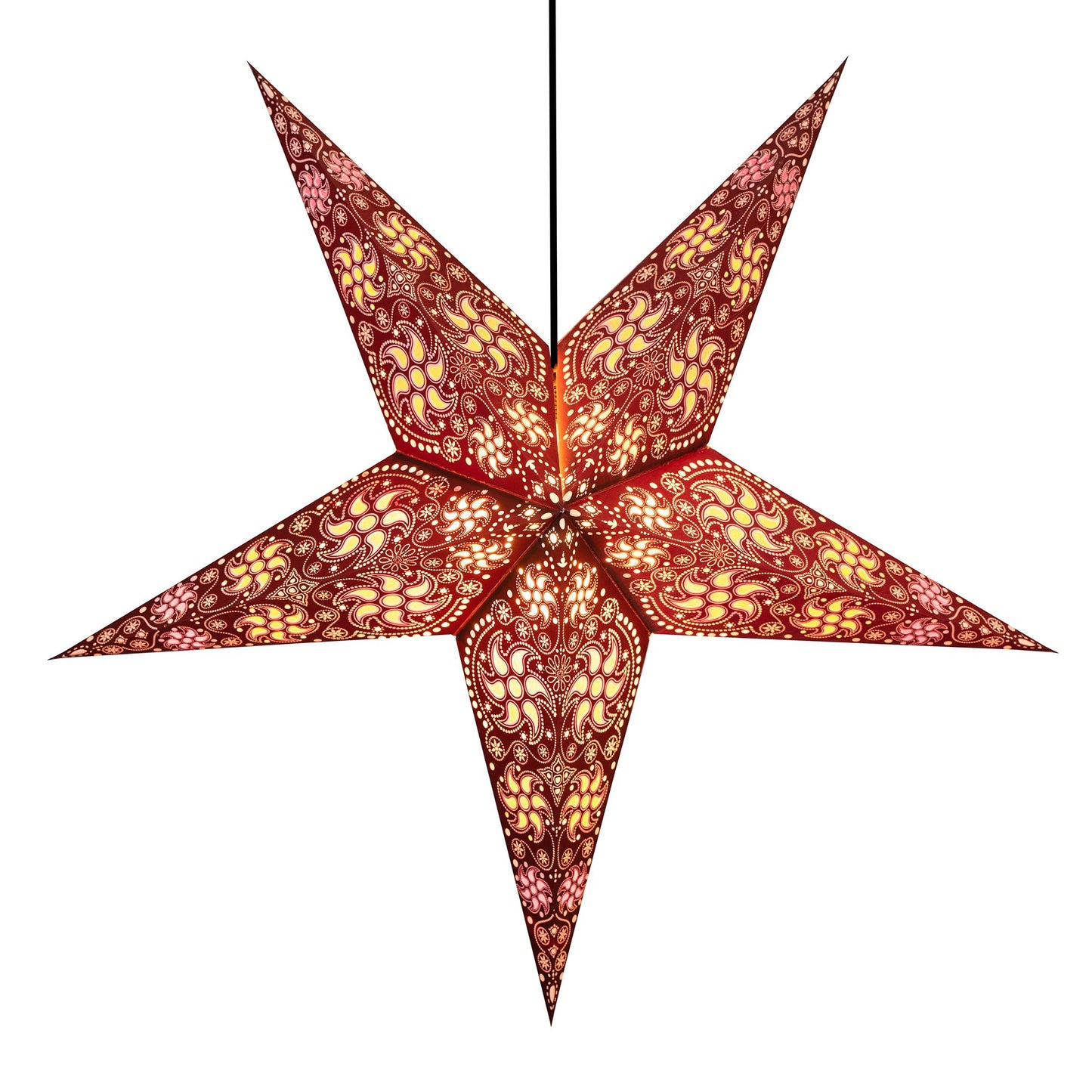 Om Paper Star Lantern - Garden