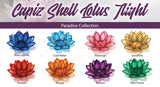 Capiz Lotus Paradise Collection Pack + 1 Free Stand